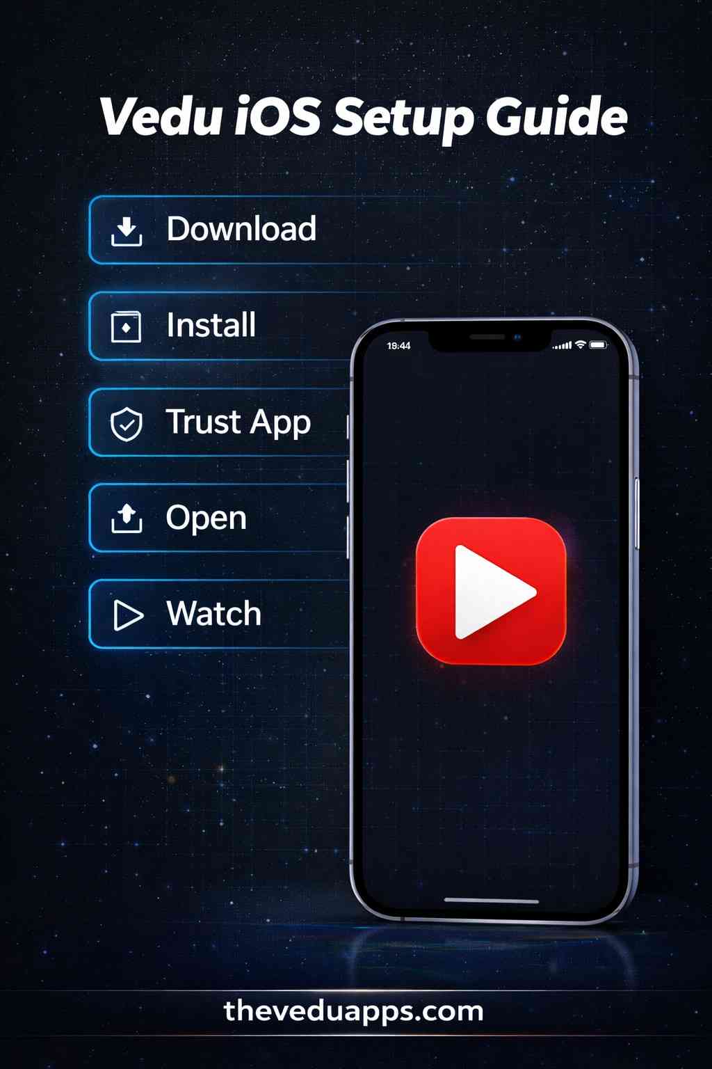 Vedu for iOS Setup Guide - How to Install Vedu App on iPhone